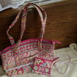 Vera Bradley purse and coin purse bundle.
